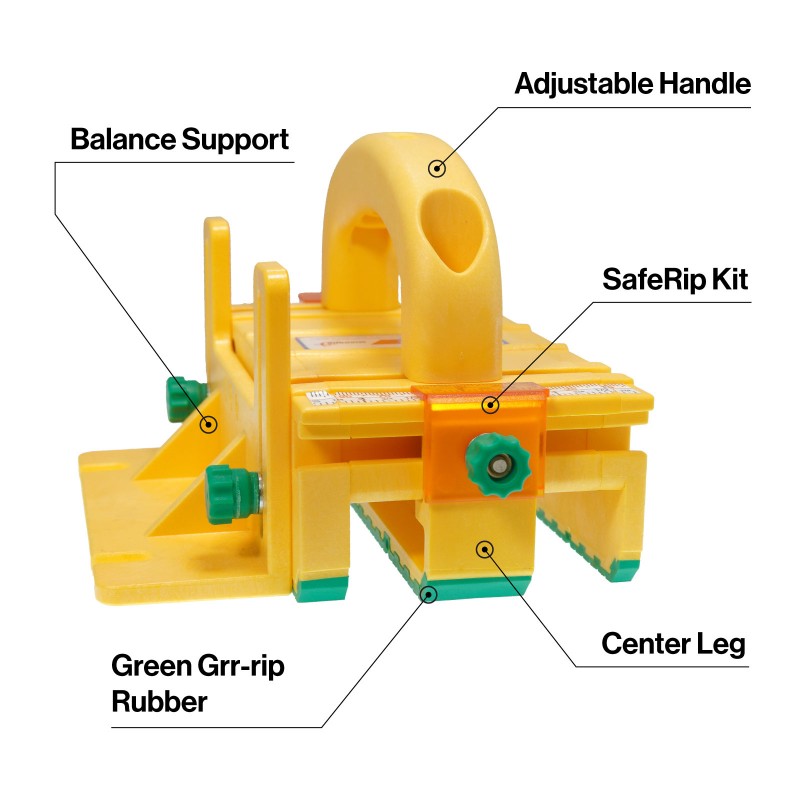  Basic Model GRR-Ripper 3D Push Block GR-100+ - MICROJIG