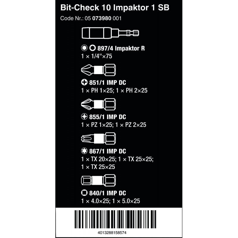  Bit-Check 10 Impaktor - WERA