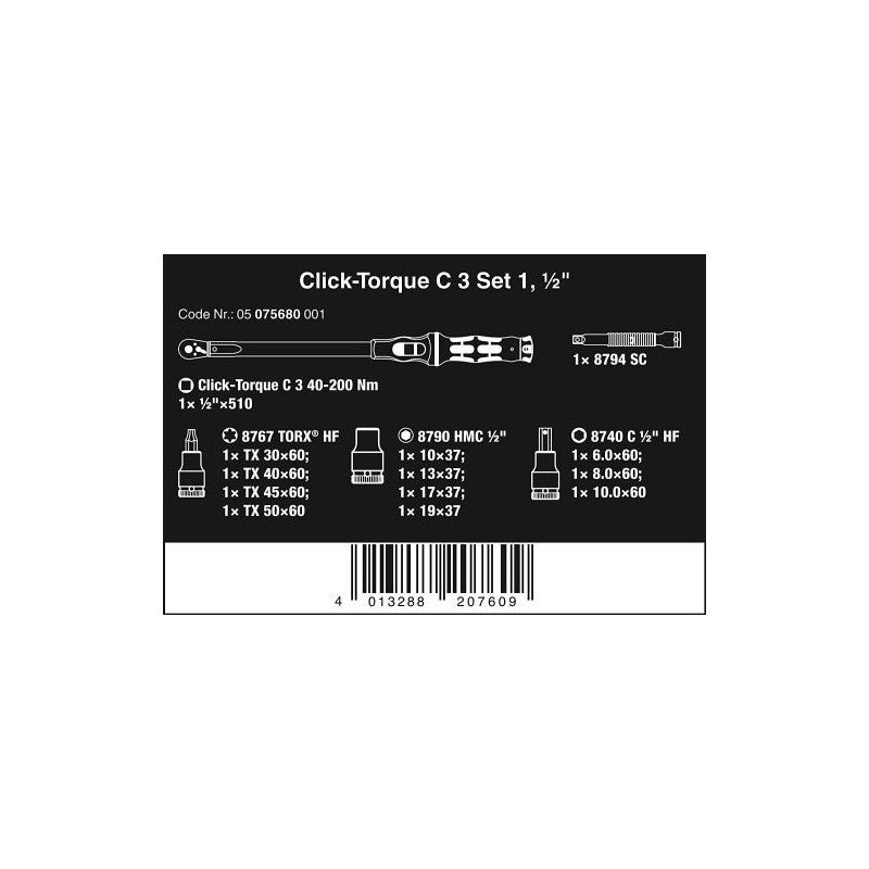  Click-Torque C3 Set 1 - WERA