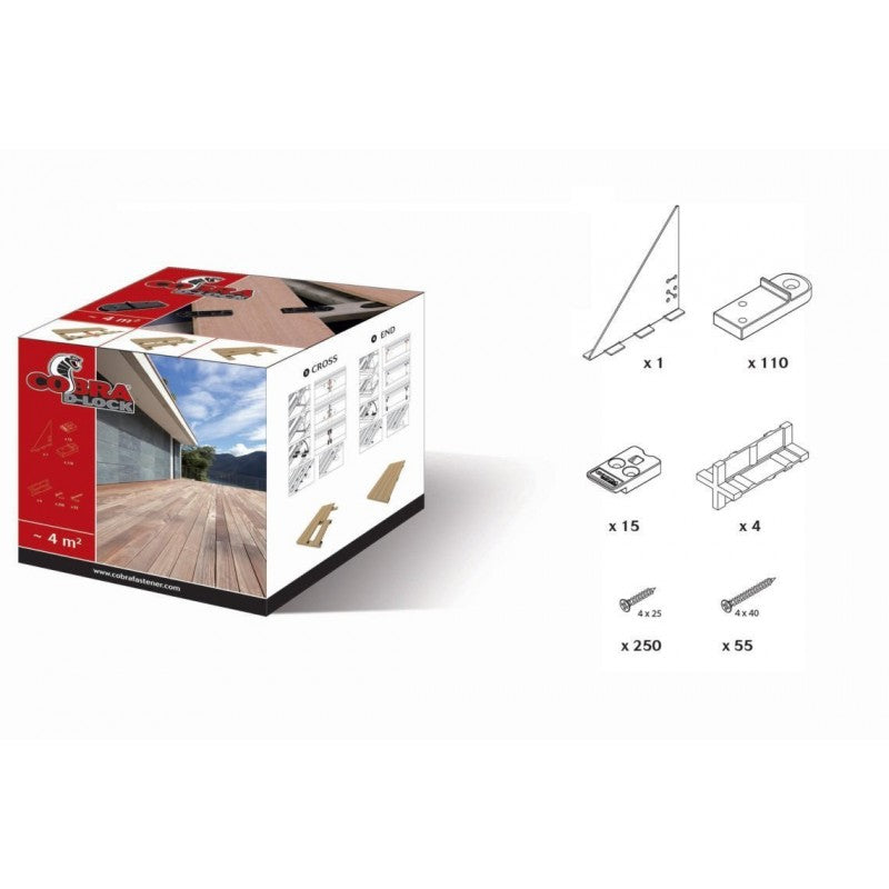  Clips COBRA D-LOCK
