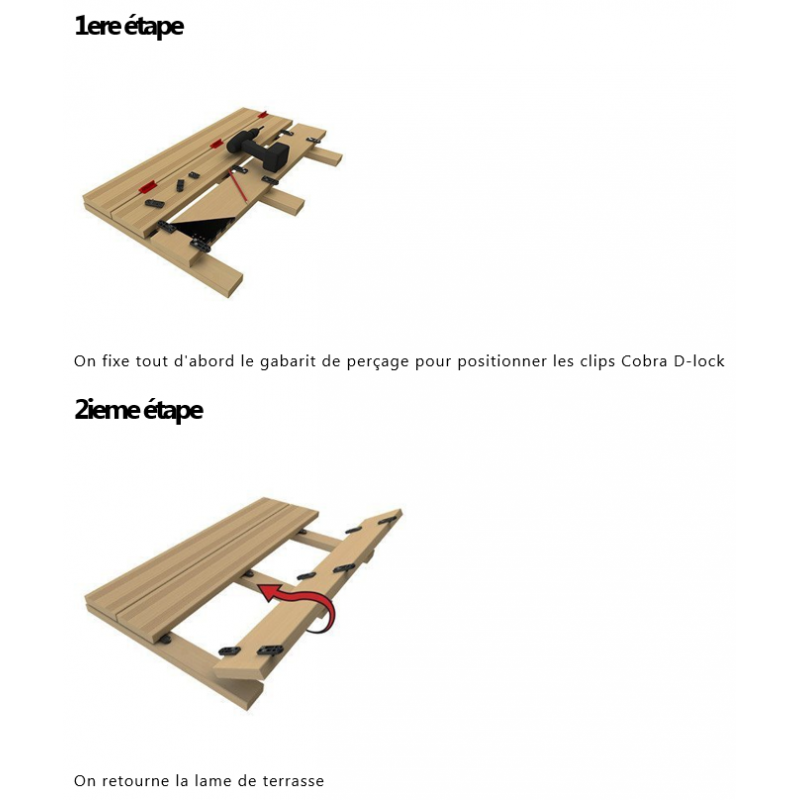  Clips COBRA D-LOCK