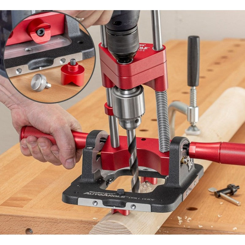 Guide De Perçage D'angle Automatique Version "Deluxe" - Woodpeckers