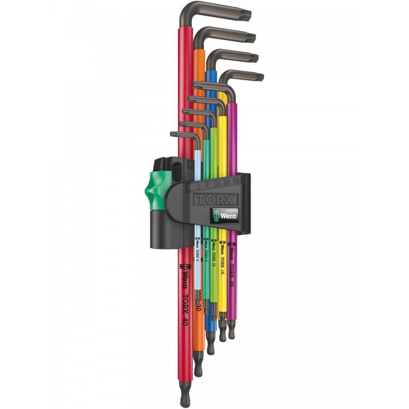  Jeu De Clés Coudées Torx 976/9 - WERA