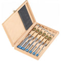  KIRSCHEN - (1101) Coffret En Bois De 6 Ciseaux à Bois No°1001