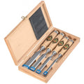  KIRSCHEN - (1141) Coffret En Bois De 4 Ciseaux à Bois No°1001