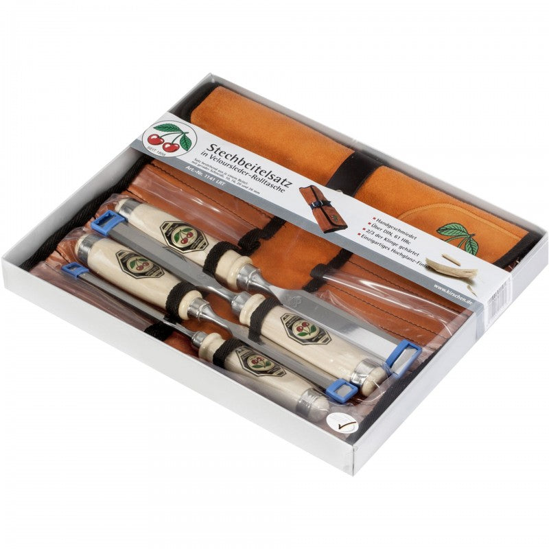  KIRSCHEN - (1151) Lot De 4 Ciseaux à Bois No°1001
