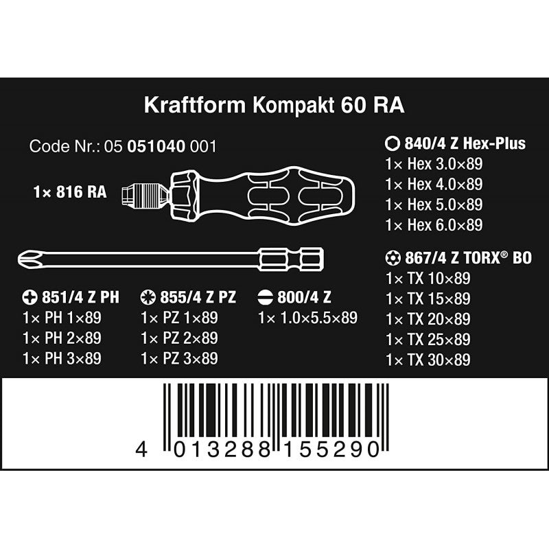  Kraftform Kompakt 60 RA - WERA