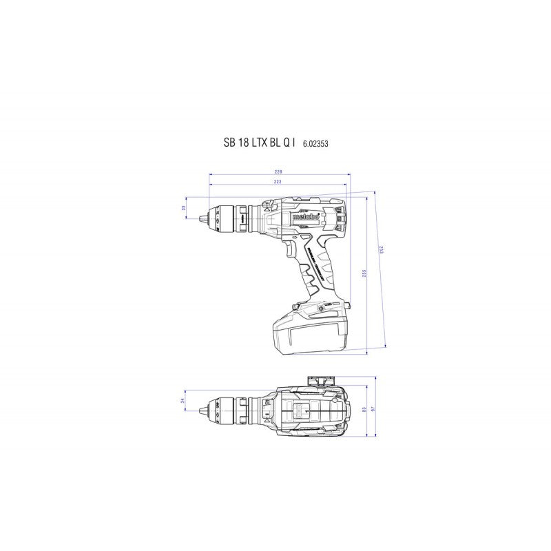  Metabo SB 18 LTX BL Q I - 602353840
