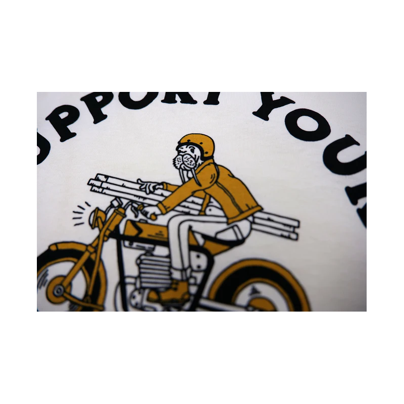  T-Shirt "Support Your Local Wood Shop" Walrus Oil