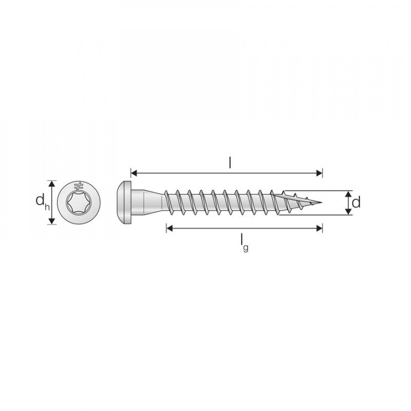  Vis Connecteurs CSA-Z Impreg+ - Simpson
