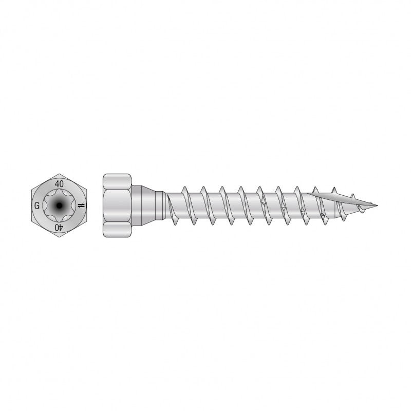  Vis Connecteurs SSHA4 En Inox A4 - Simpson