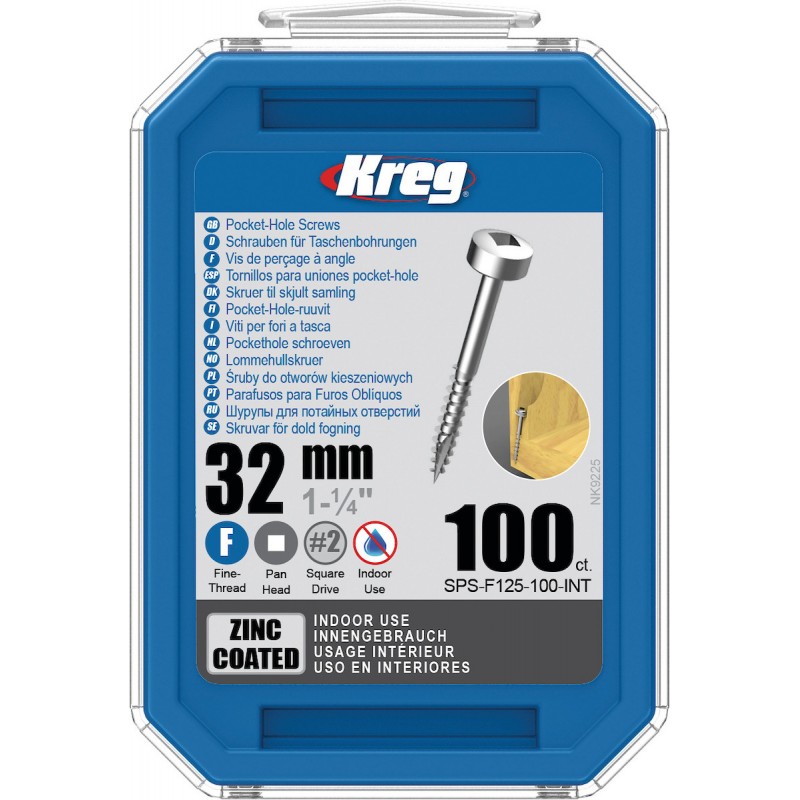  Vis De 32 Mm Kreg - SPS-F125-100-INT