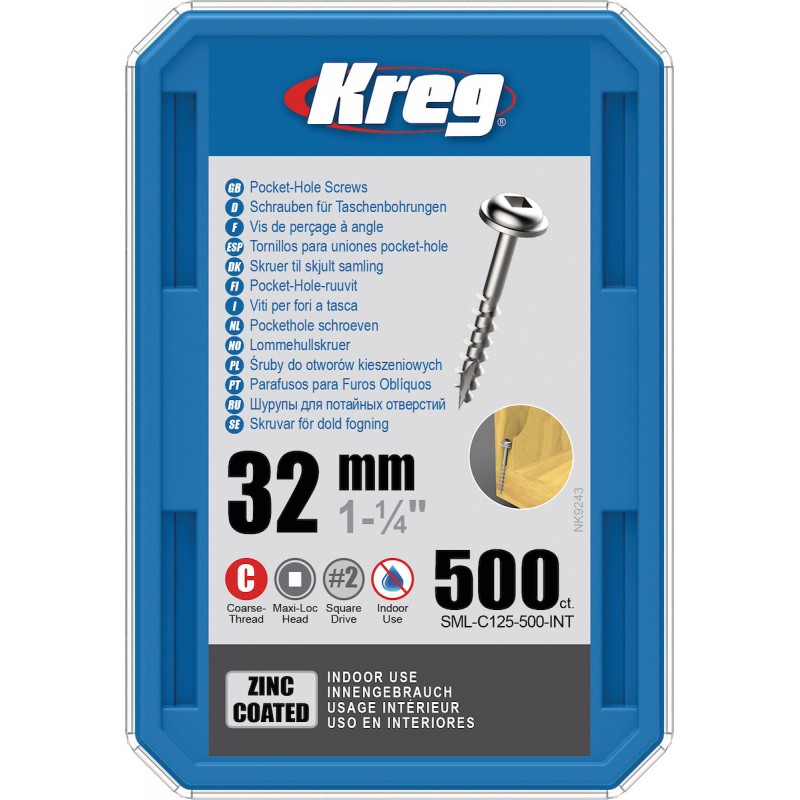  Vis De 32 Mm X 500 SML-C125-500-INT - KREG