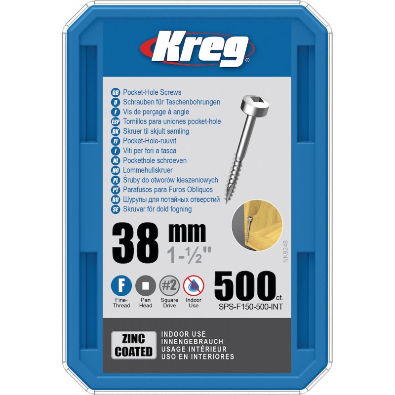  Vis De 38 Mm X 500 SPS-F150-500-INT - KREG