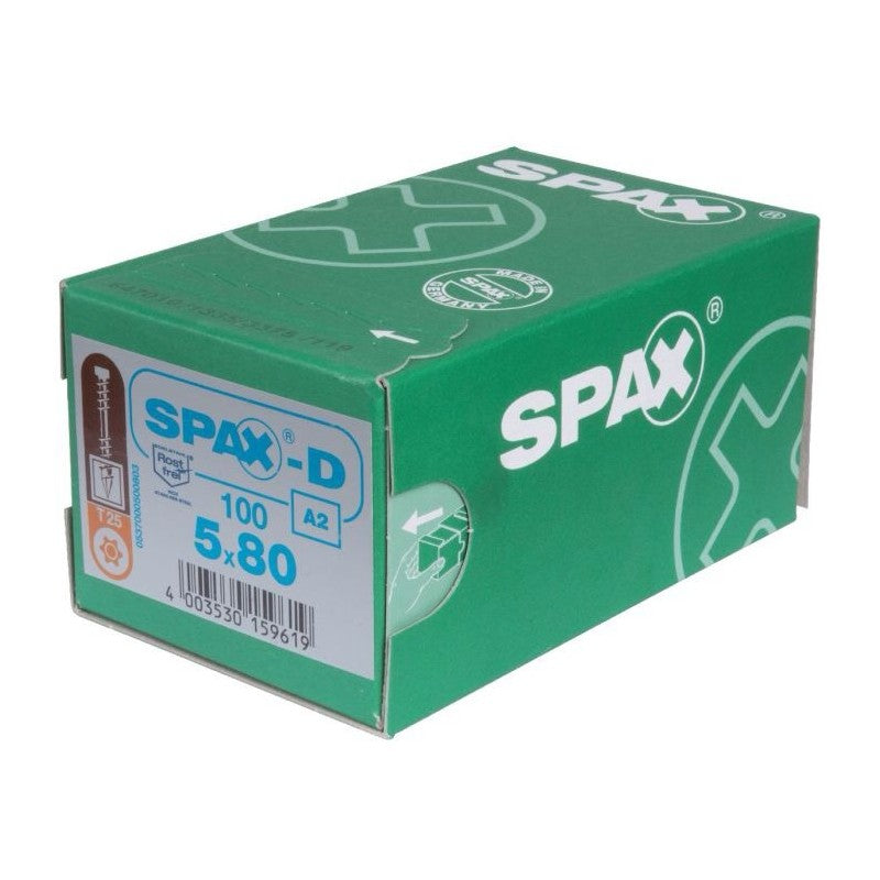  Vis Spax 5x80 Mm