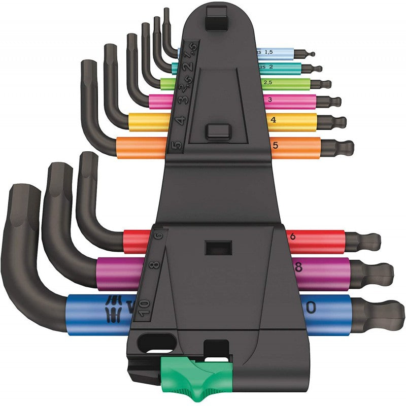  Wera 05133164001 950/9 Hex-Plus Multicolour 2 Jeu De Clés