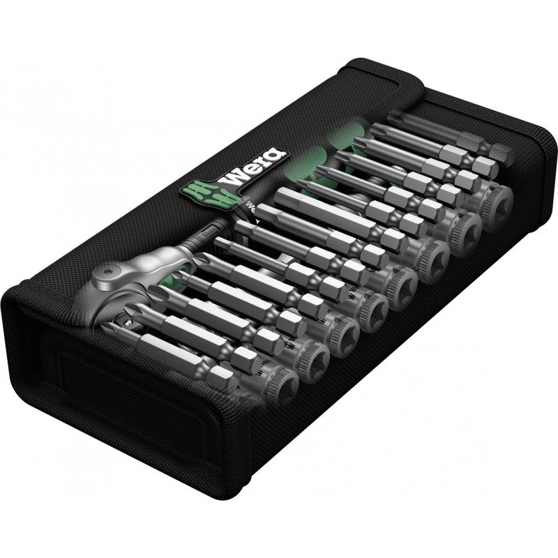  Wera 8100 SA Zyklop Speed Coffret Clé + Douilles Métrique 1/4 (6.3 Mm)