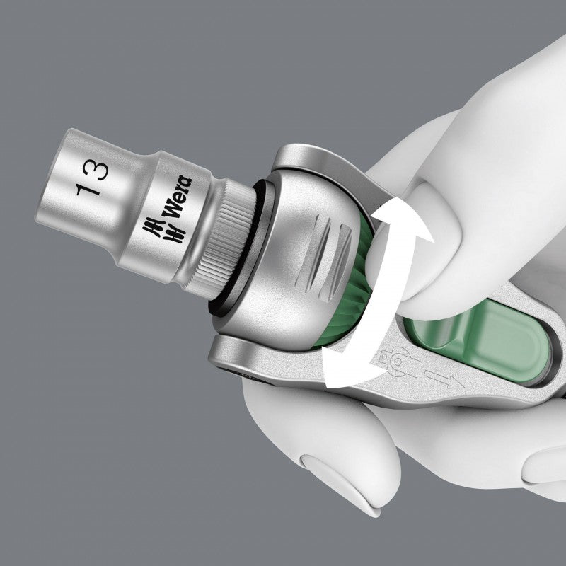  Wera 8100 SA Zyklop Speed Coffret Clé + Douilles Métrique 1/4 (6.3 Mm)