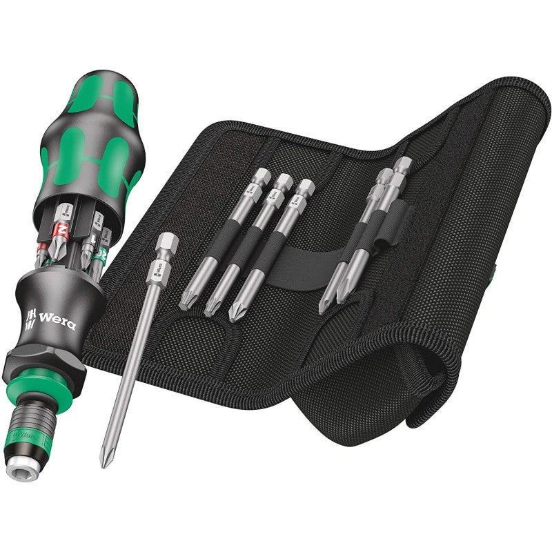  Wera Jeu De Tournevis Téléscopique + Embouts + Sacoche